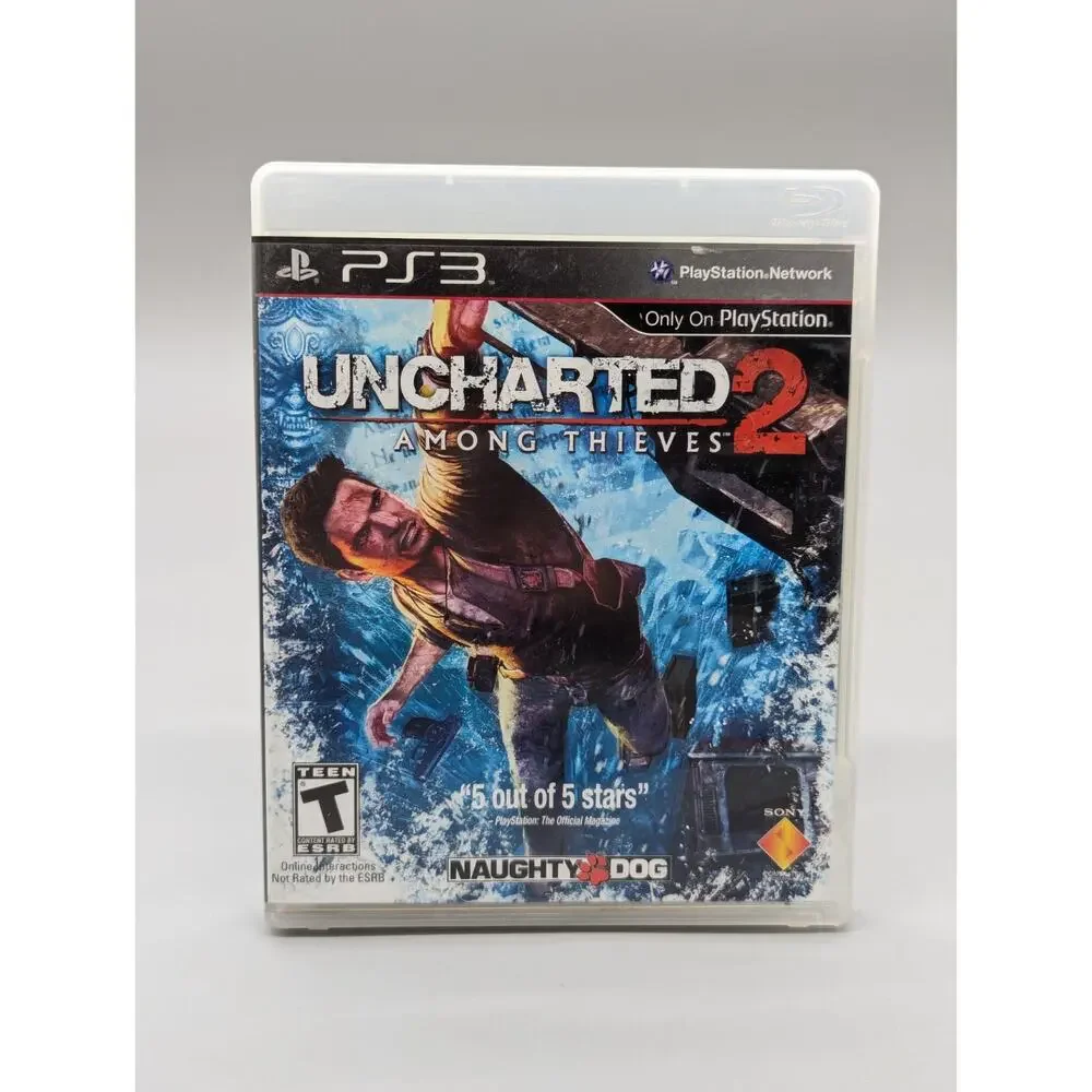 PS3 PlayStation 3 Uncharted 2 Drakes Deception & Uncharted 3 Among Thieves